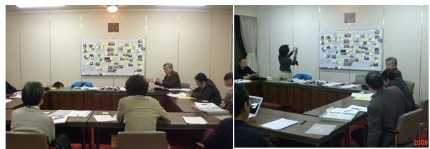 天水氏よりアドバイスを受ける　/　ワーキングスタッフ会議風景